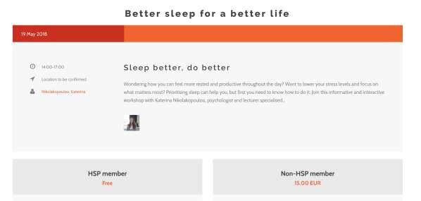 Better sleep for a better life